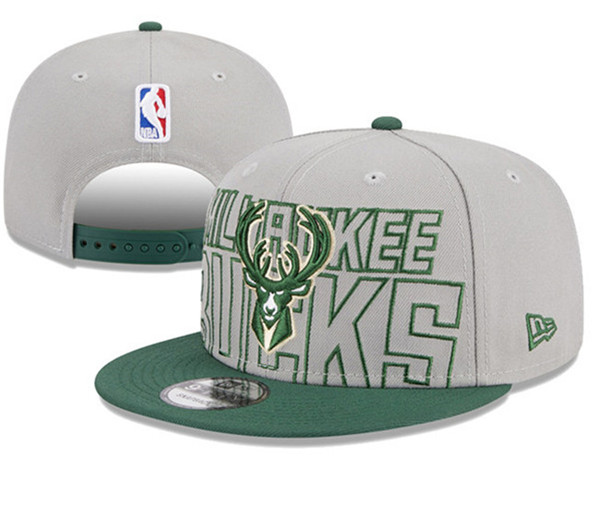 Milwaukee Bucks Stitched Snapback Hats 0030